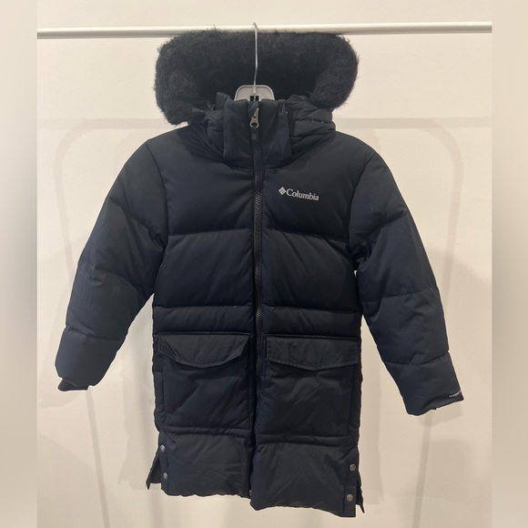 Gently used Columbia kids down coat, size XS (6-7) Omni-Heat™, Duck down - Picture 3 of 6